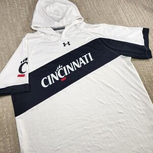 Under Armour White and Black Cincinnati Hoodie